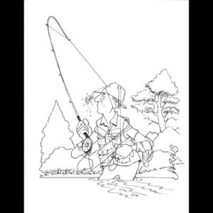 drawing-Jon-Jahraus-Flyfisherman-midwest-salute