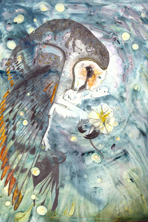 Alison Bozarth Flower Owl