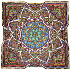 Karen DeGuire Large Primary Colors Mandala