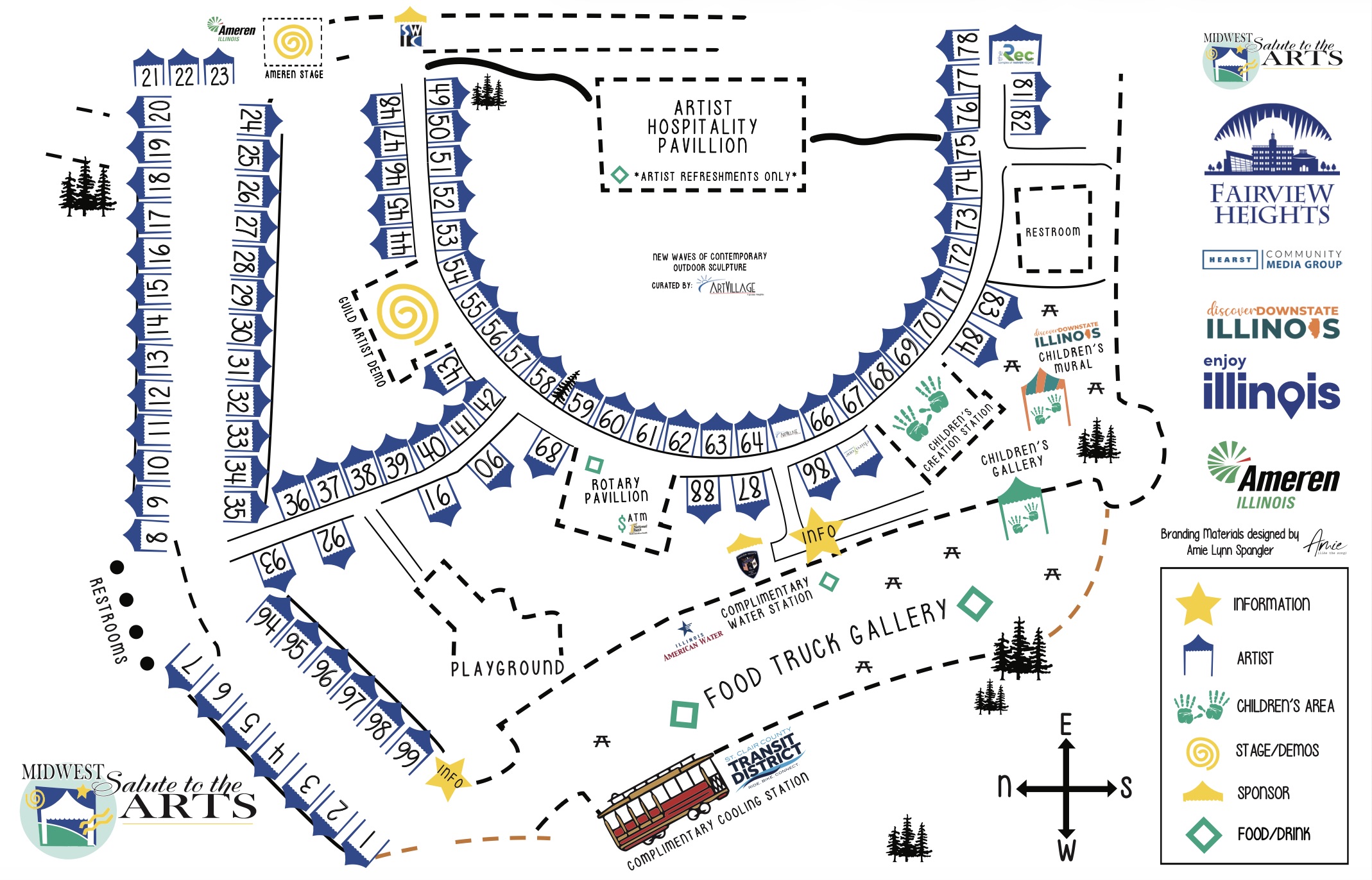 2026 Midwest Salute Map